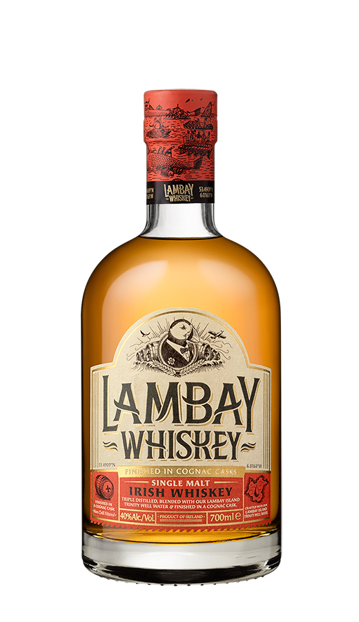 Lambay Irish Whiskey Single Malt bottle