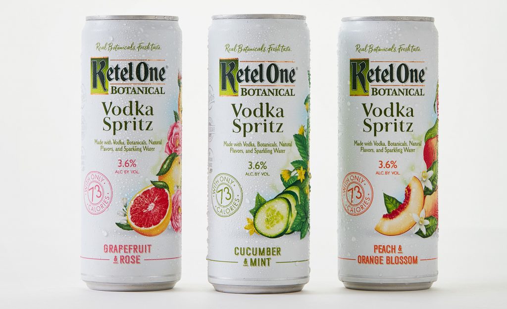 Ketel One Botanical Vodka Spritz Canned Cocktails options
