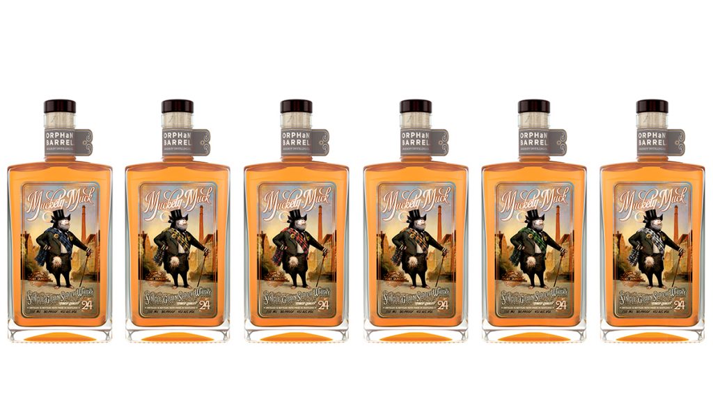 Orphan Barrel Distilling Co. Debuts Muckety-Muck 24 Year Old Single Grain Scotch Whisky