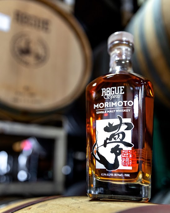Rogue Morimoto Single Malt Whiskey vertical