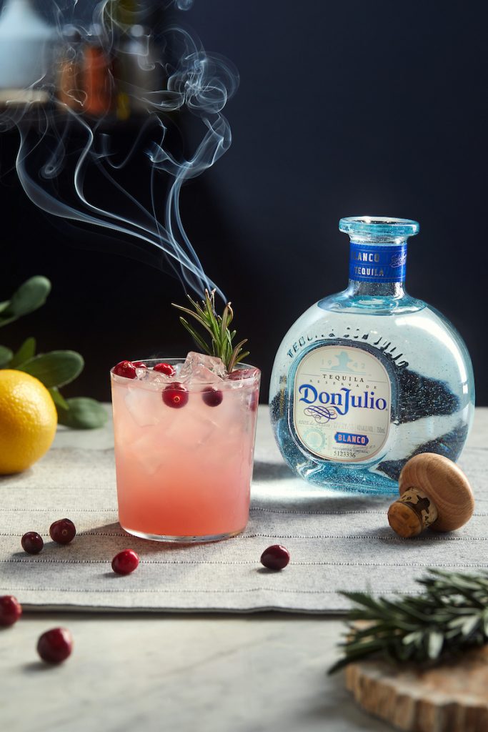 Don Julio Cranberry Rosemary Margarita - Winter Cocktails 2020 Holiday