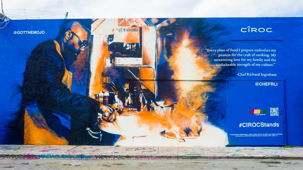 Ciroc Love Watts - Miami Mural