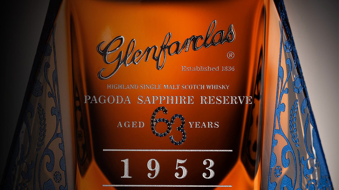 Glenfarclas 63 Year Old Pagoda Sapphire Reserve