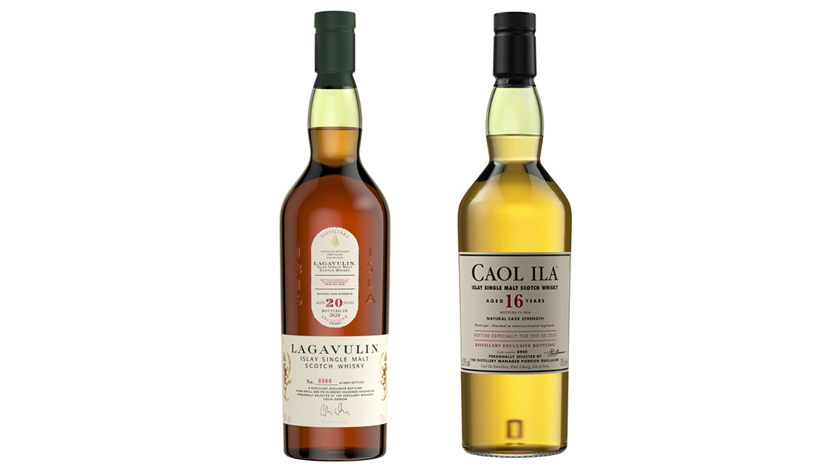 Lagavulin And Caol Ila Fèis Ìle 2020 Whiskies