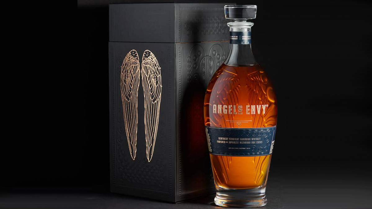 Angel’s Envy Kentucky Straight Bourbon Whiskey Finished In Japanese Mizunara Oak Casks