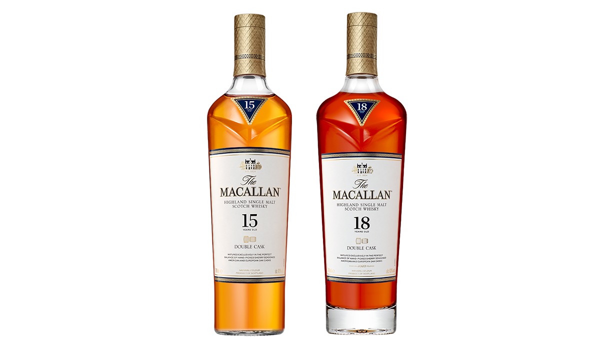 The Macallan Double Cask Range 15 and 18