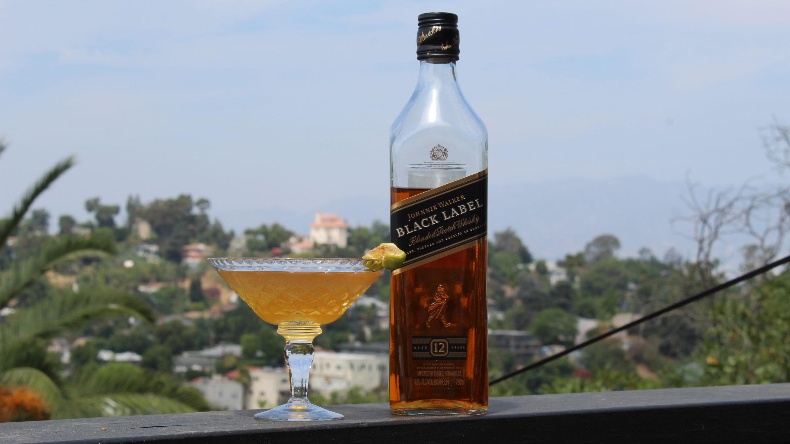 Fields Of Gold Cocktail with Johnnie Walker Black