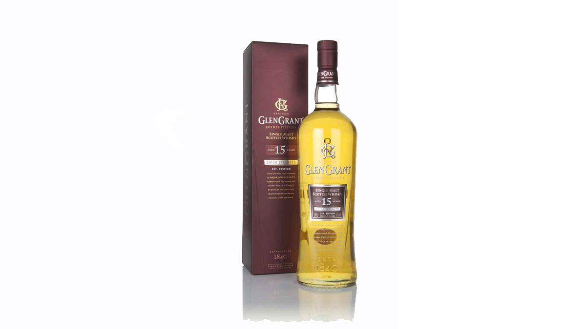 Glen Grant Aged 15 Years Batch Strength 1st Edition is the new top Scotch according to Jim Murray's Whisky Bible 2021