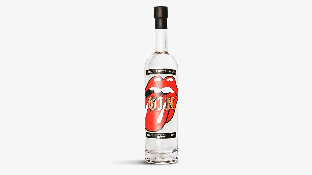 Rolling Stones Gin Hot Lips
