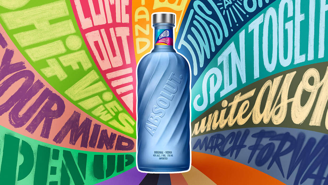 Absolut 2021 sustainable bottle vodka edition