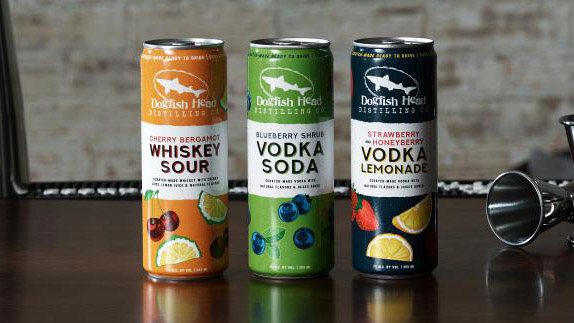 Dogfish Head canned cocktails