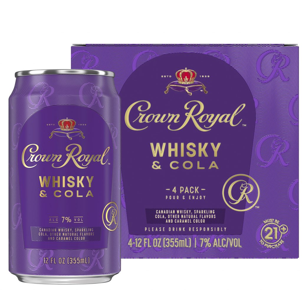 Crown Royal Canned Cocktails Whisky and Cola
