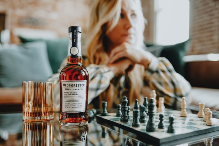 Old Forester 117 Series High Angels’ Share Whiskey chess