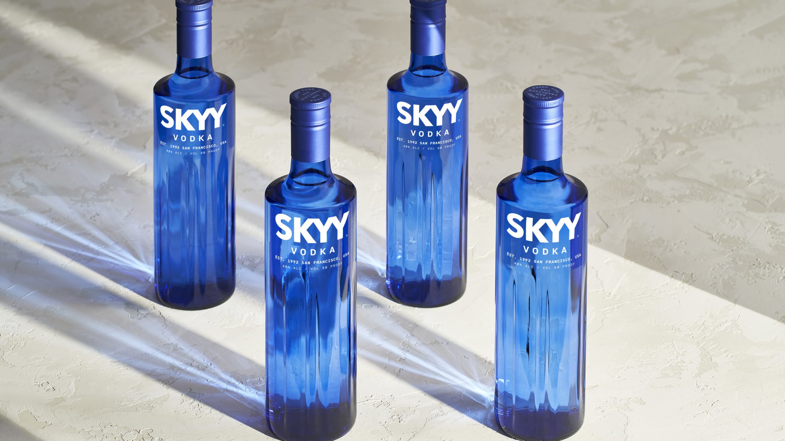 SKYY Vodka New Recipe bottle