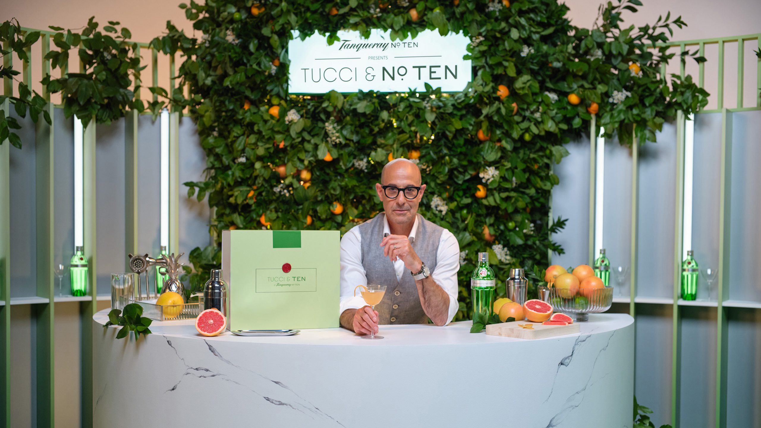 TANQUERAY TEN & STANLEY TUCCI ANNOUNCE GLOBAL PARTNERSHIP