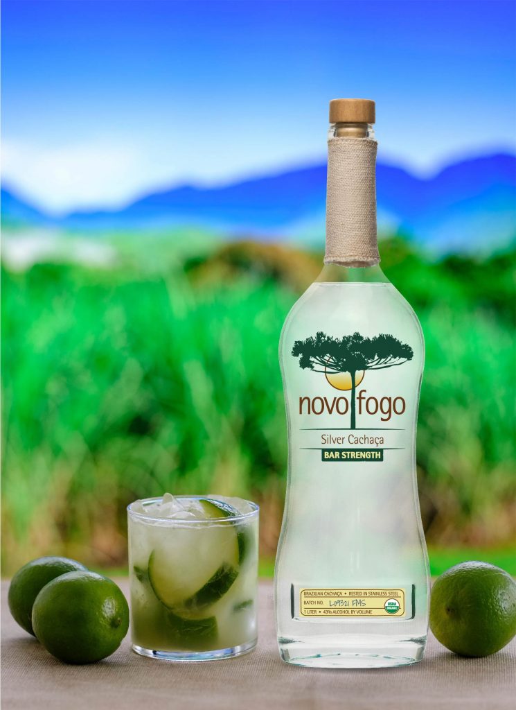 Novo Fogo Bar Strength Cachaça 1L with Caipi