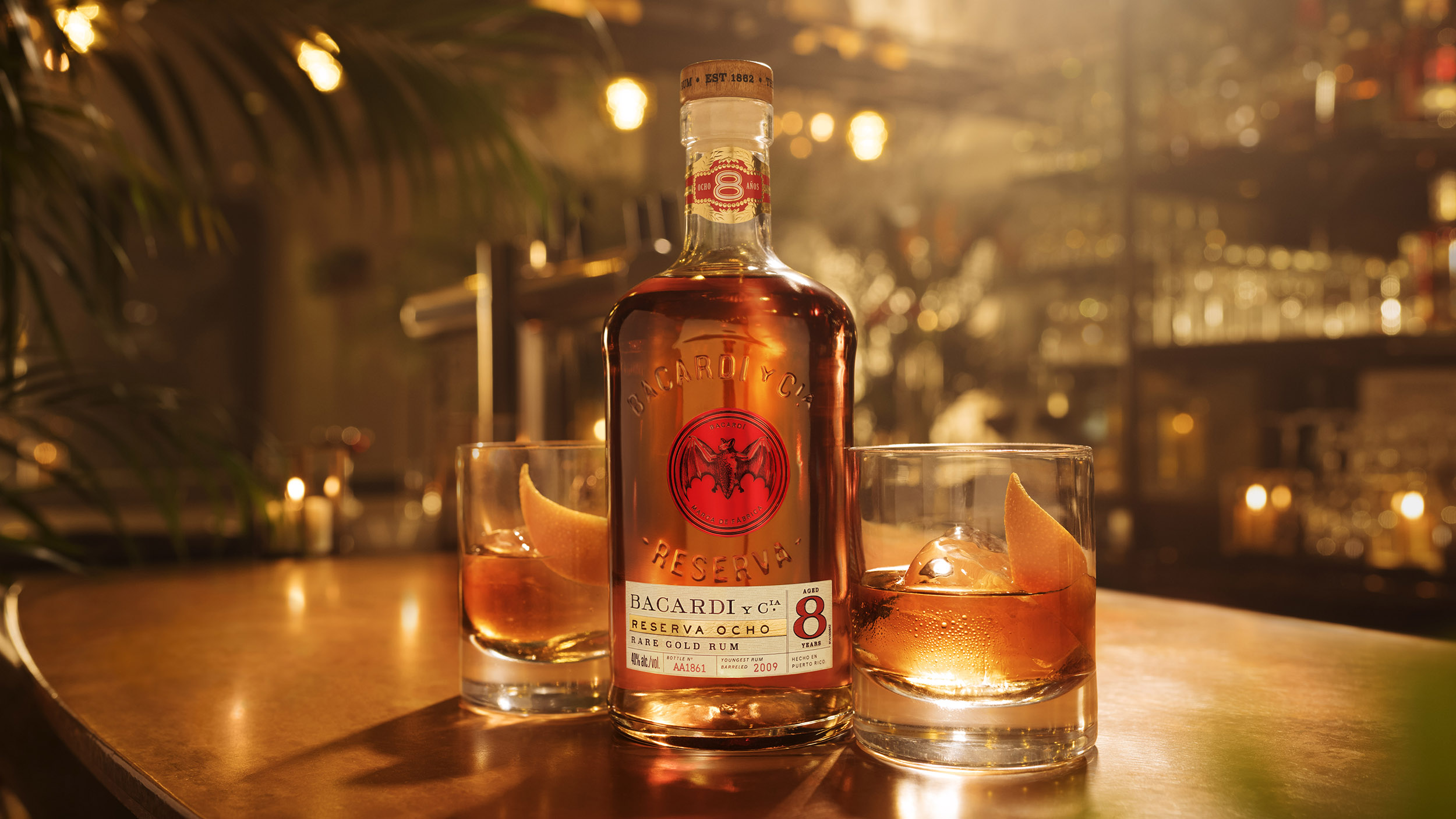 BACARDÍ Ocho Old Fashioned Bottle - National Rum Day