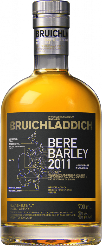 Bruichladdich Bere Barley 2011 bottle