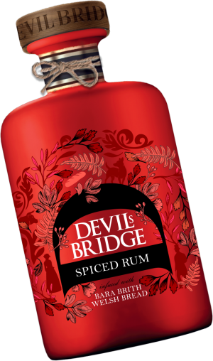 Devil's Bridge Rum Welsh Bottle