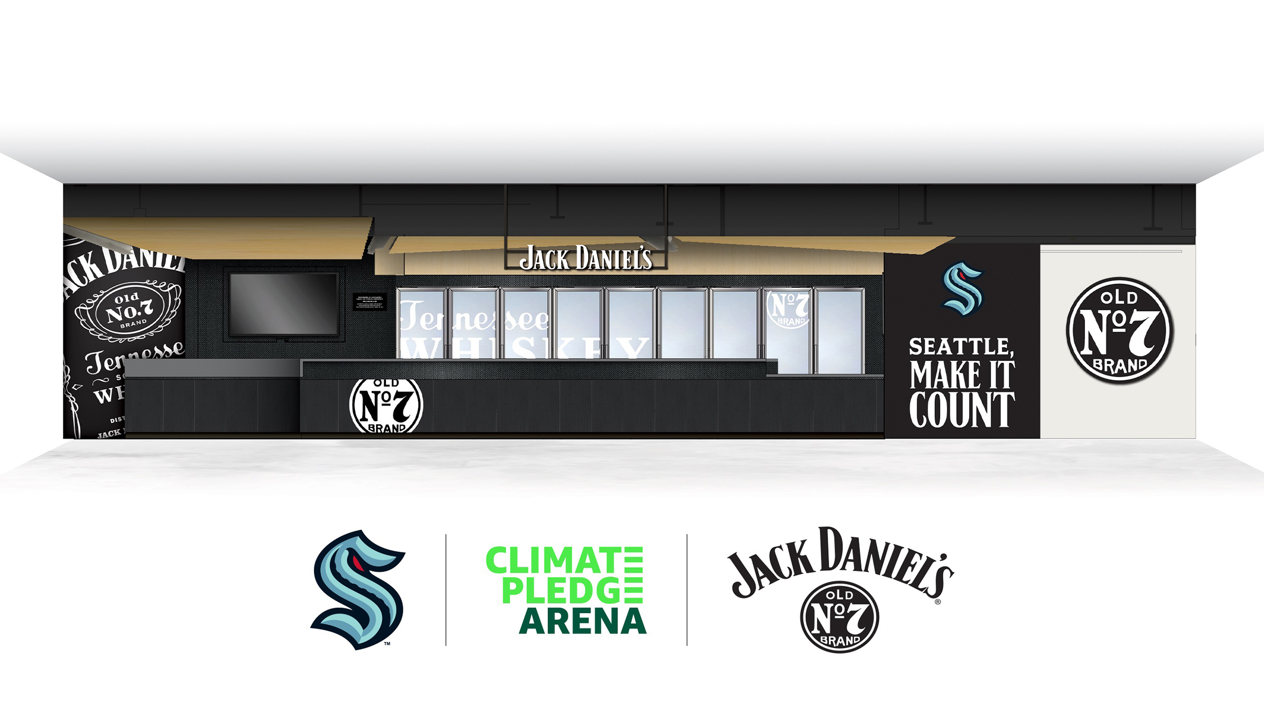 Jack Daniel’s Climate Pledge Arena Seattle Kraken