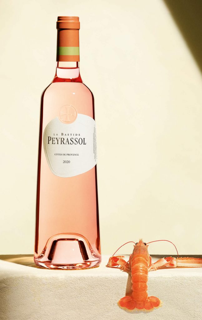 Pierre Yovanovitch Designs Rosé Bottle For Commanderie De Peyrassol bottle