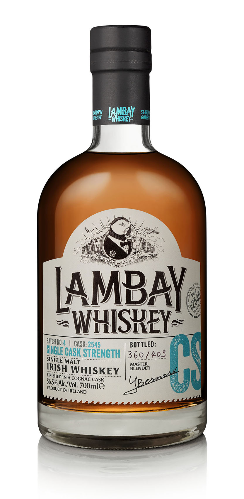 Lambay Cask 2545 bottle