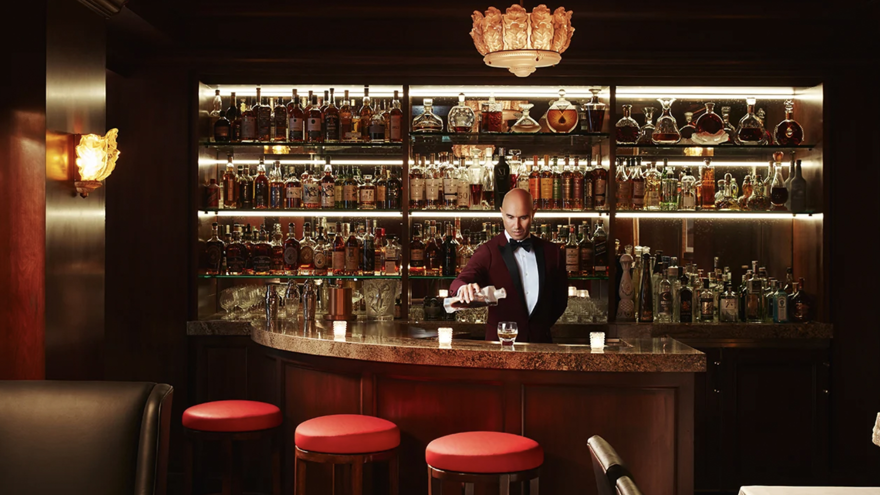 The Cigar And Whiskey Bar At The Maybourne Beverly Hills
