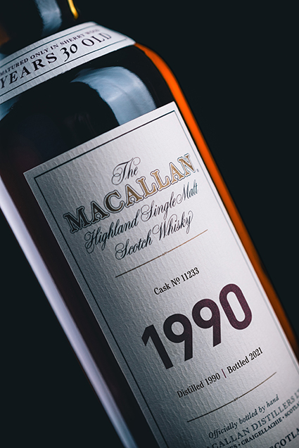 The Macallan Fine & Rare 1990 black