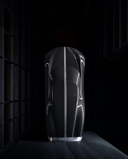 Bugatti And Champagne Carbon Unveil La Bouteille Noire exterior
