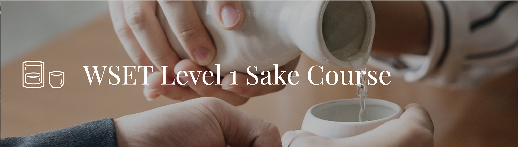 WSET Level 1 Sake Course banner horitzontal