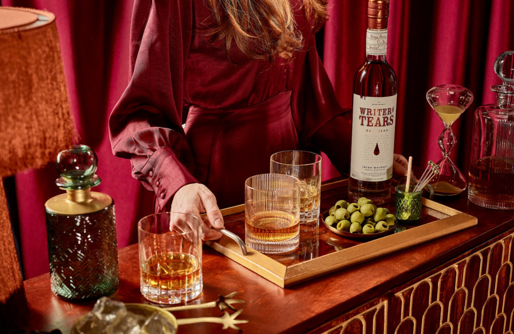 Walsh Whiskey writers' tears red