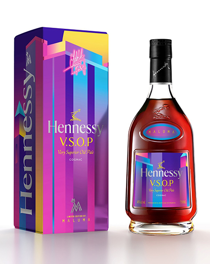 Maluma Hennessy V.S.O.P Limited Edition bottle box