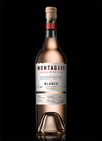 Montagave Blanco 'Héritage' tequila vertical