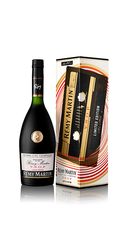 Rémy Martin VSOP Mixtape Volume 2 bottle and box