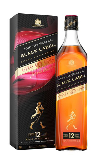 Johnnie Walker Black Label Sherry Finish bottle box
