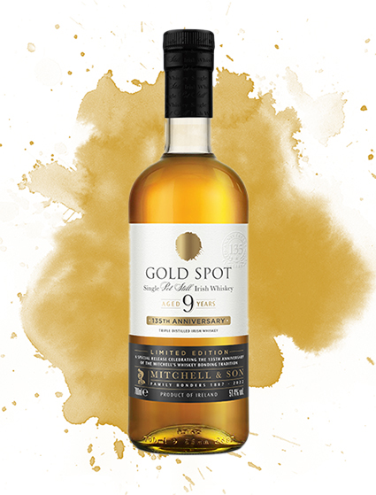 Gold Spot Irish Whiskey bottle